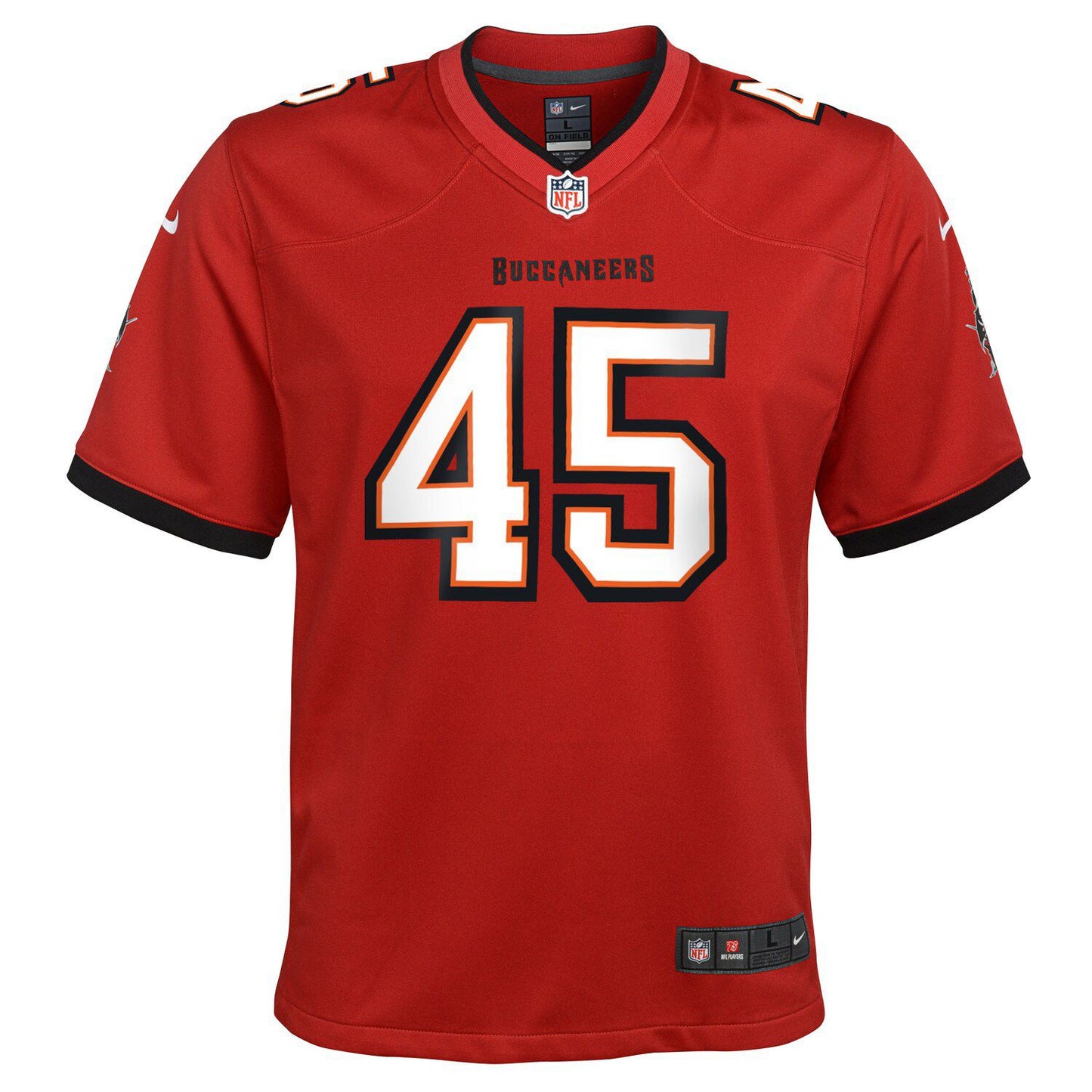 Youth Nike Devin White Red Tampa Bay Buccaneers Game Jersey