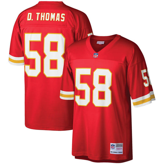 Men's Mitchell & Ness Derrick Thomas Red Kansas City Chiefs Legacy Replica Jersey