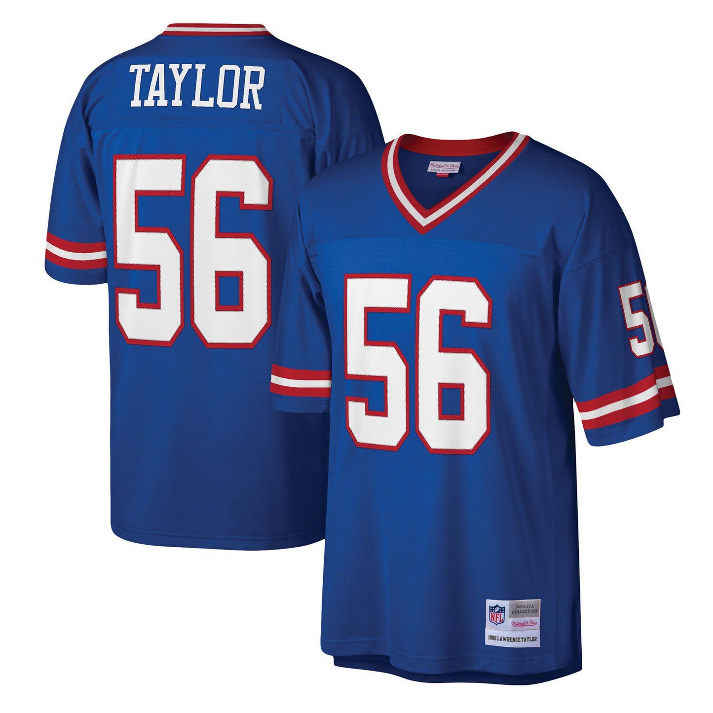 Men's Mitchell & Ness Lawrence Taylor Royal New York Giants Legacy Replica Jersey