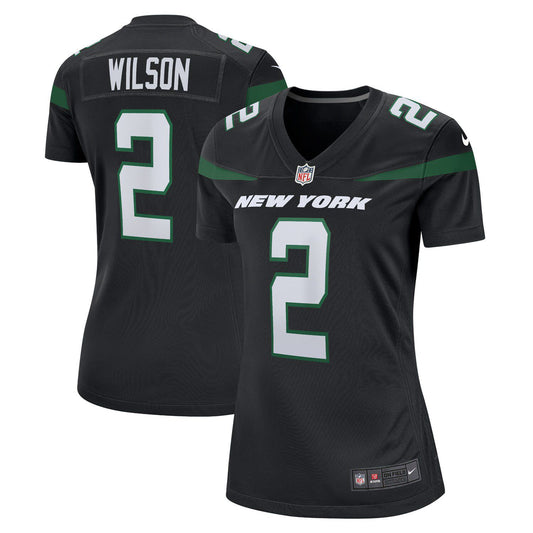 Women's Nike Zach Wilson Black New York Jets Player Jersey