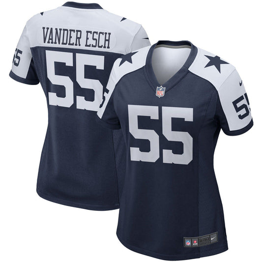 Women's Nike Leighton Vander Esch Navy Dallas Cowboys Alternate Game Team Jersey