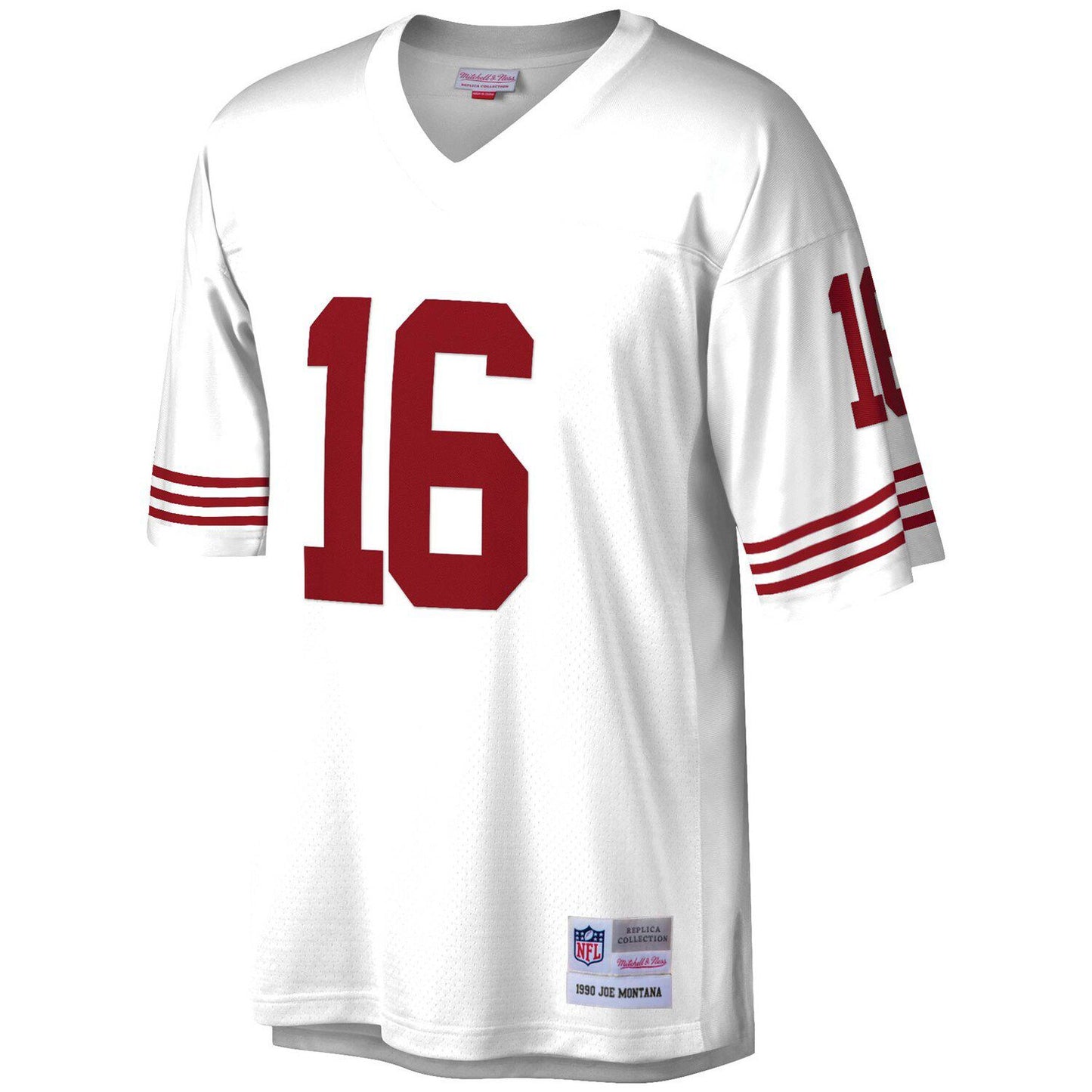 Men's Mitchell & Ness Joe Montana White San Francisco 49ers Legacy Replica Jersey