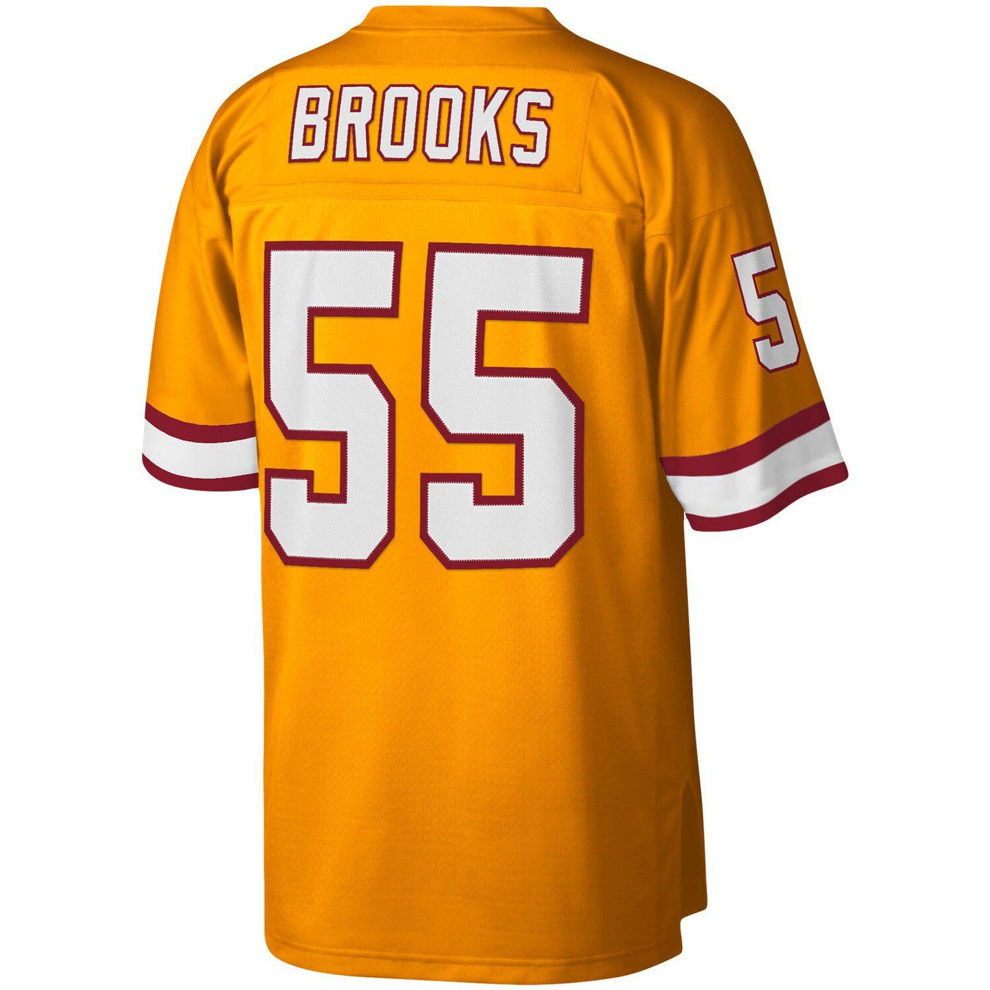 Men's Mitchell & Ness Derrick Brooks Orange Tampa Bay Buccaneers Legacy Replica Jersey