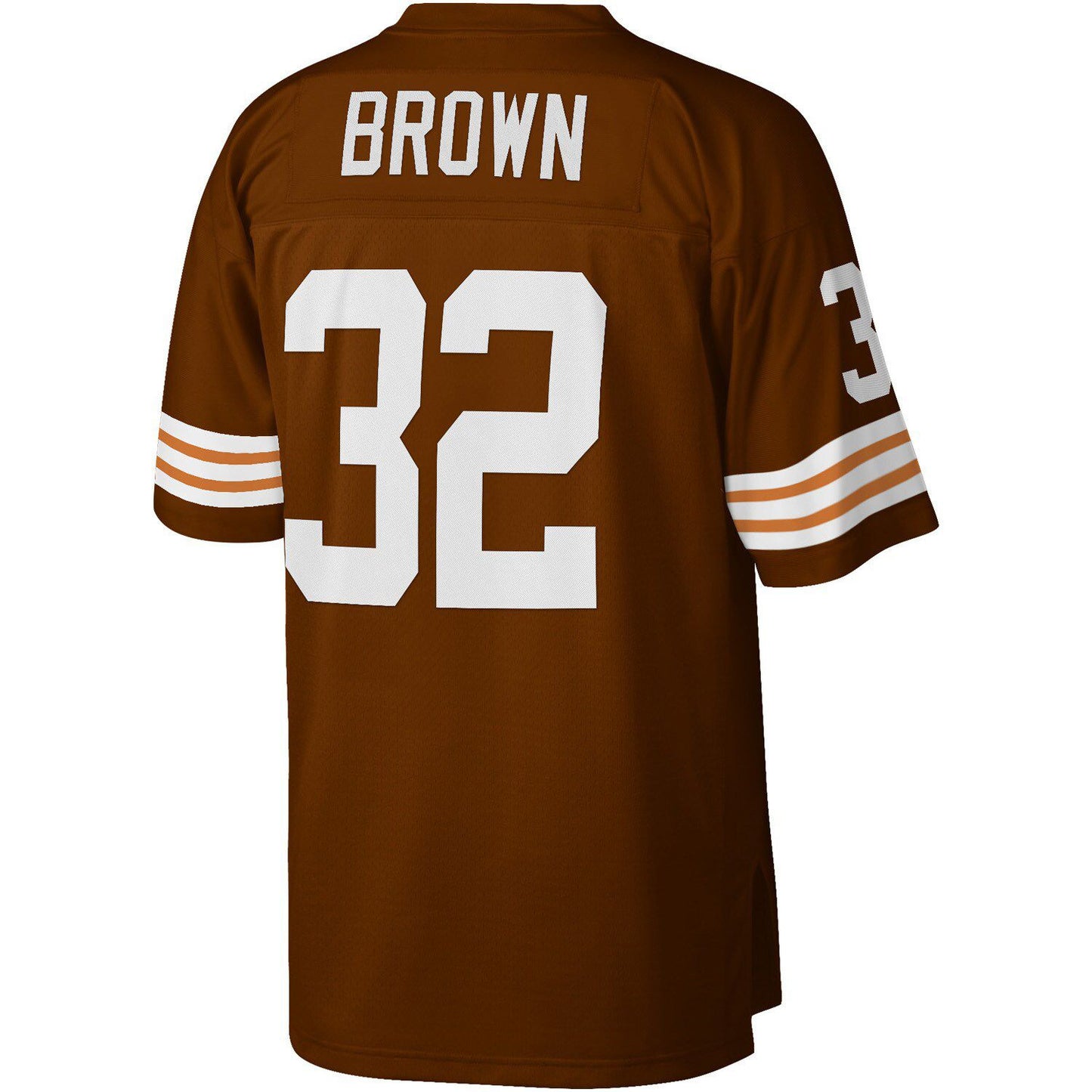 Men's Mitchell & Ness Jim Brown Brown Cleveland Browns Legacy Replica Jersey