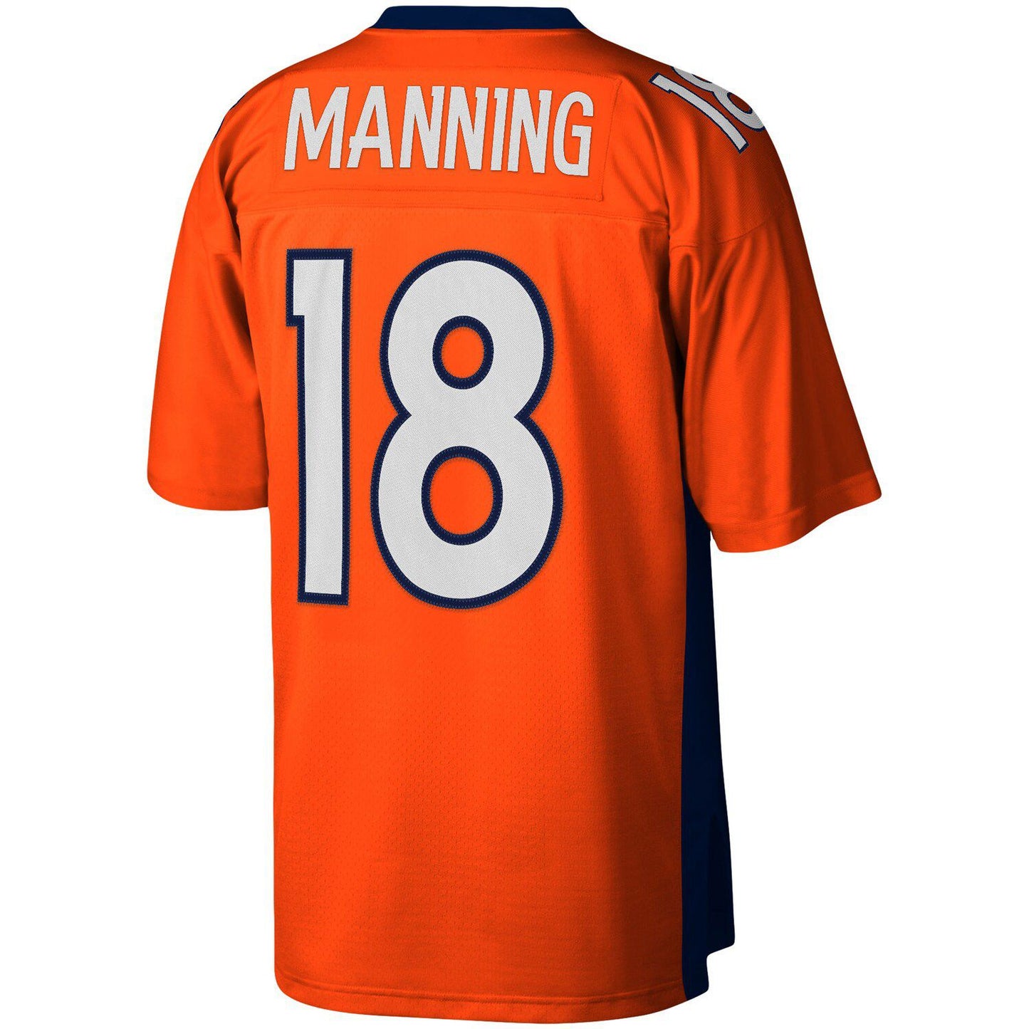 Men's Mitchell & Ness Peyton Manning Orange Denver Broncos Legacy Replica Jersey