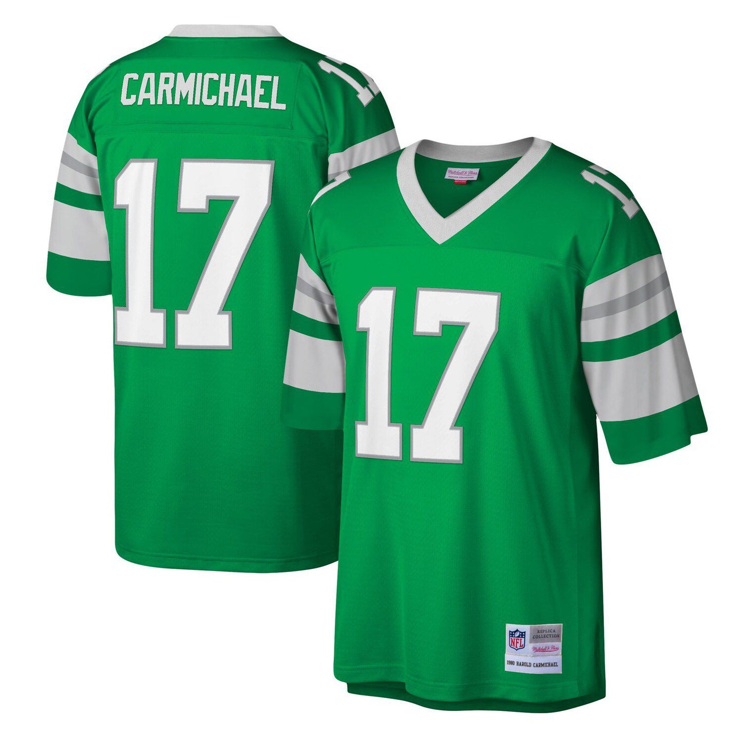 Men's Mitchell & Ness Harold Carmichael Kelly Green Philadelphia Eagles Legacy Replica Jersey