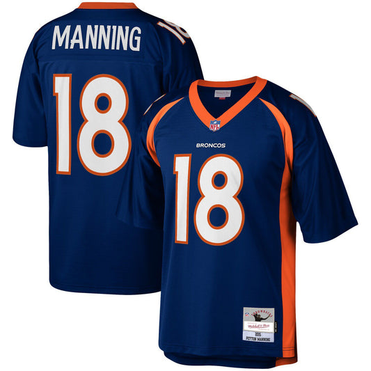 Men's Mitchell & Ness Peyton Manning Navy Denver Broncos Legacy Replica Jersey