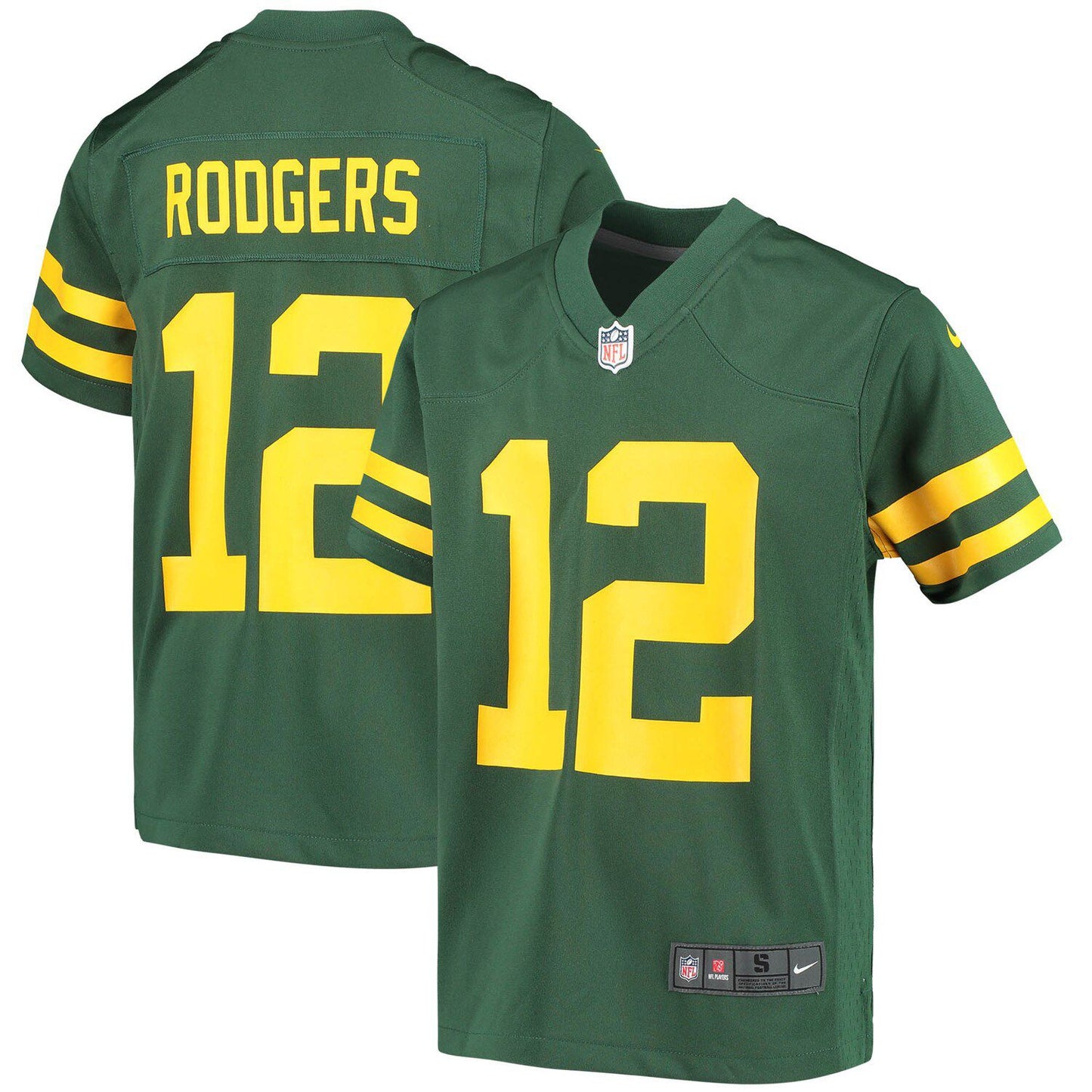 Youth Nike Aaron Rodgers Green Green Bay Packers Alternate Game Player Jersey