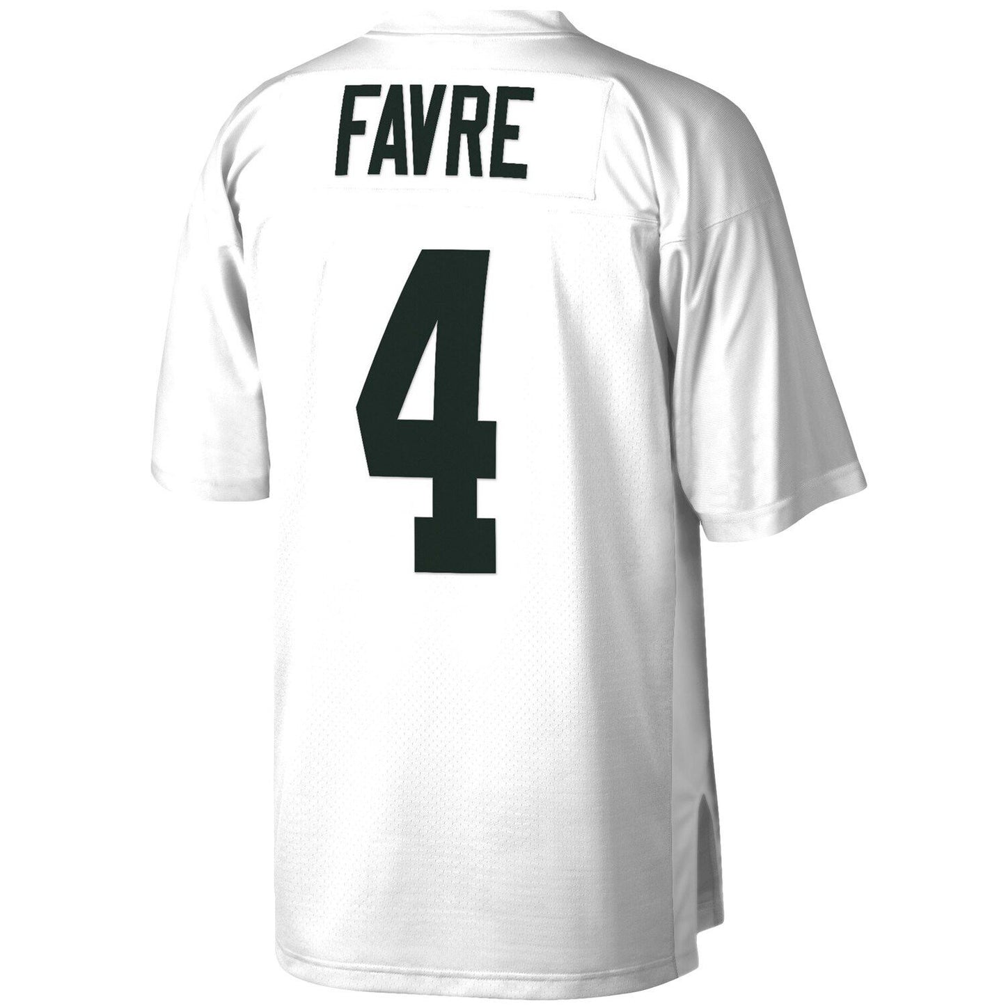 Men's Mitchell & Ness Brett Favre White Green Bay Packers 2001 Legacy Replica Jersey