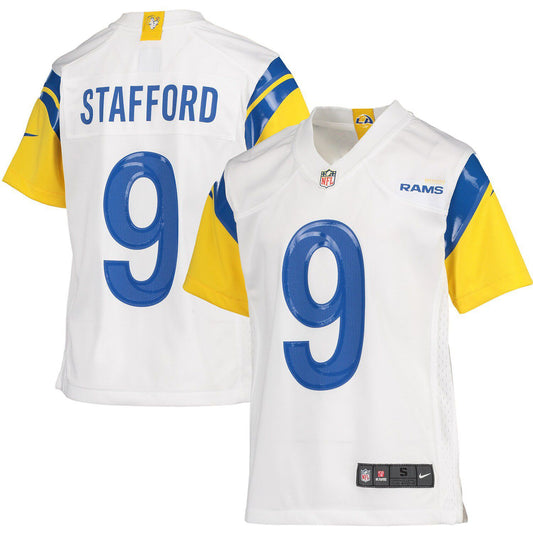 Youth Nike Matthew Stafford White Los Angeles Rams Game Jersey