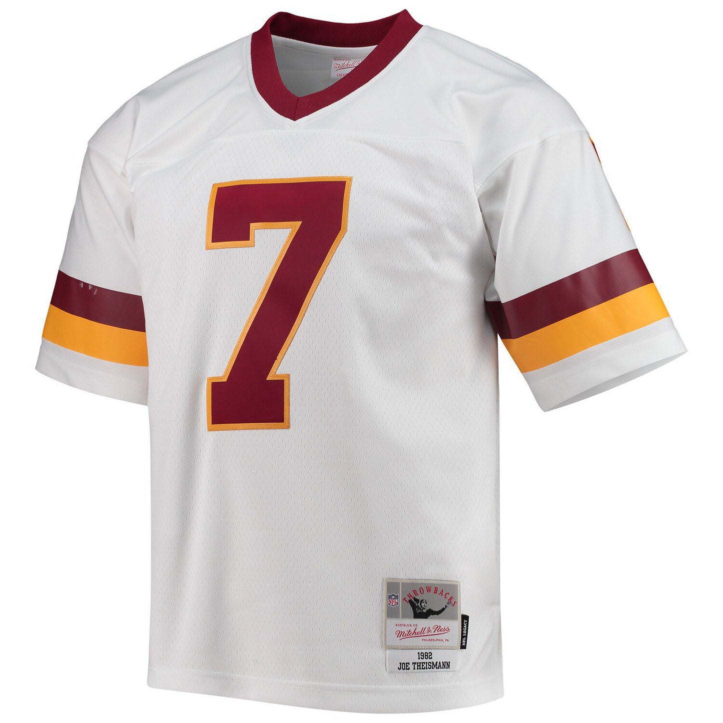 Men's Mitchell & Ness Joe Theismann White Washington Football Team 1982 Legacy Replica Jersey