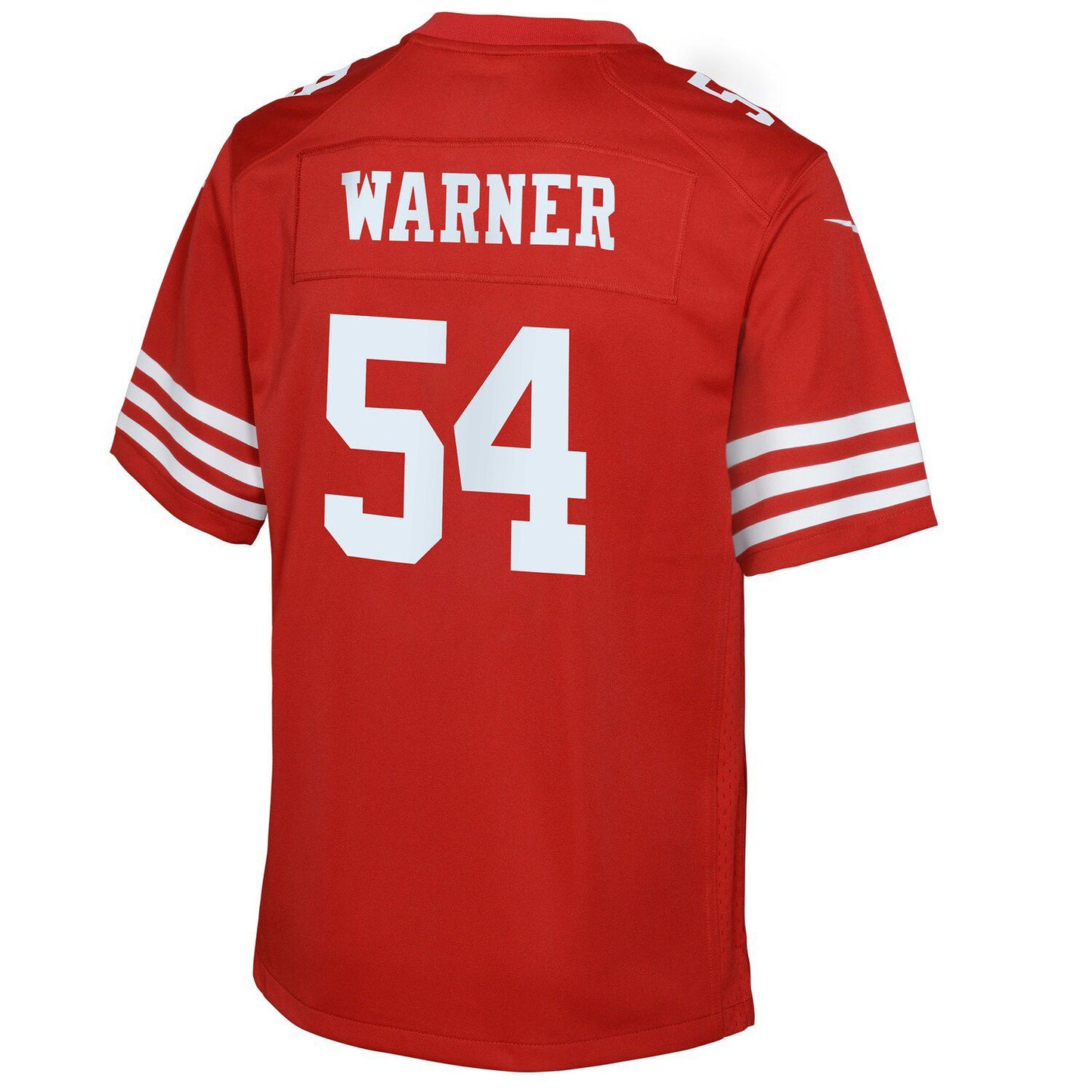 Youth Nike Fred Warner Scarlet San Francisco 49ers Game Jersey