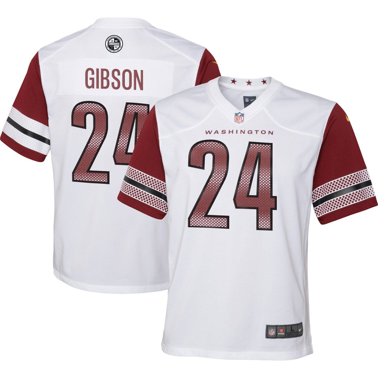 Youth Nike Antonio Gibson White Washington Commanders Game Jersey