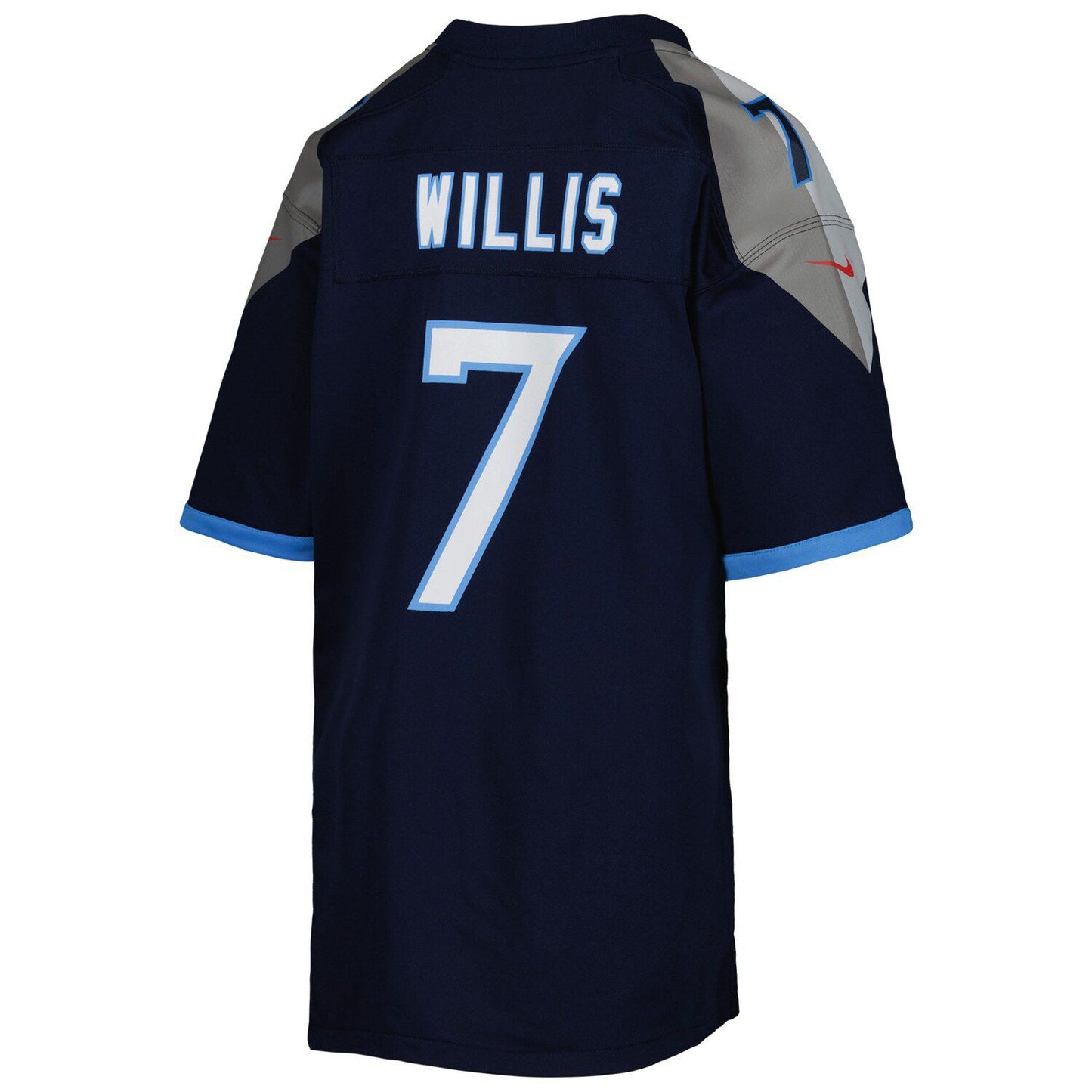 Youth Nike Malik Willis Navy Tennessee Titans Game Jersey