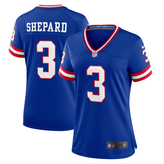 Women's Nike Sterling Shepard Royal New York Giants Classic Player Game Jersey