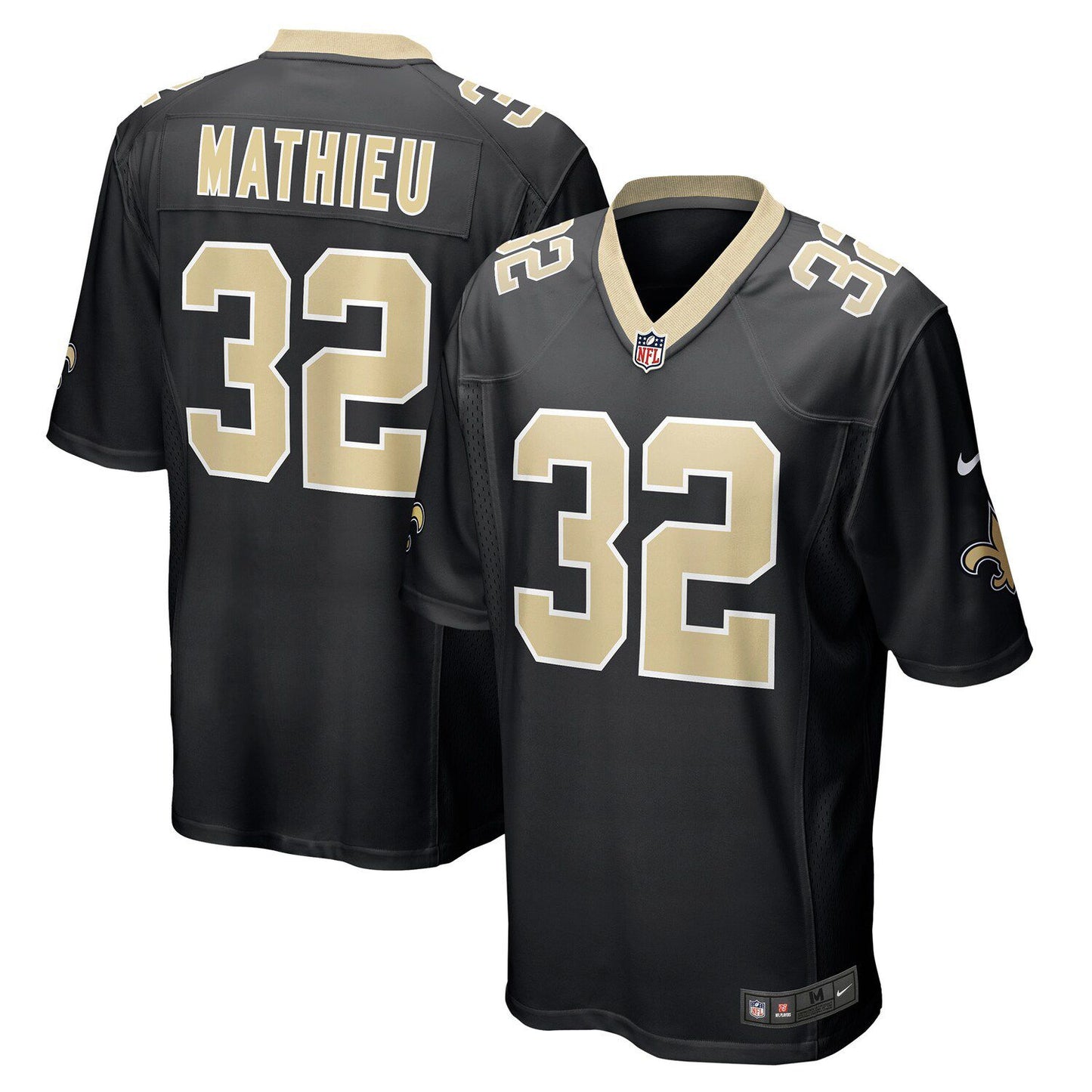 Youth Nike Tyrann Mathieu Black New Orleans Saints Game Jersey