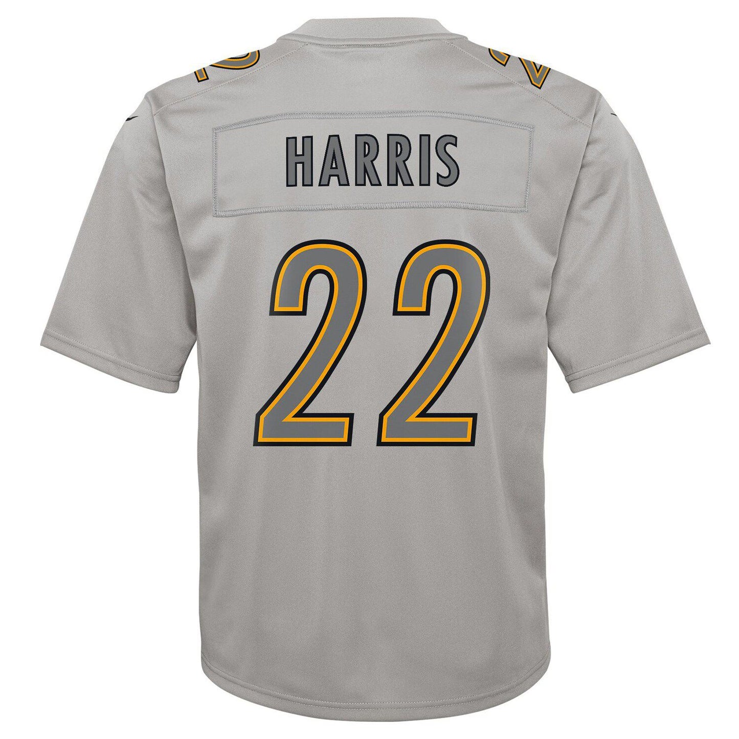 Youth Nike Najee Harris Gray Pittsburgh Steelers Atmosphere Game Jersey