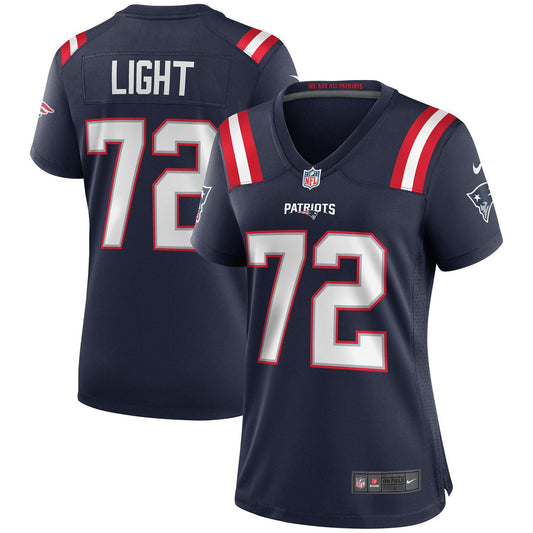 Women's Nike Matt Light Navy New England Patriots Game Retired Player Jersey