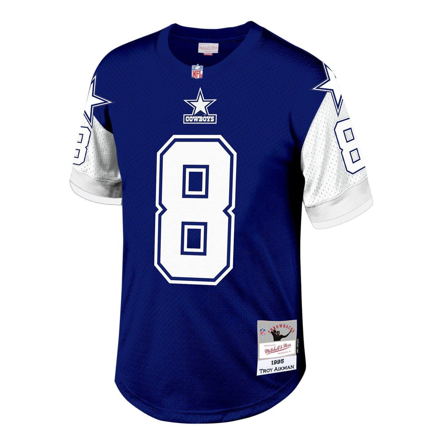 Men's Mitchell & Ness Troy Aikman Navy Dallas Cowboys Legacy Replica Jersey