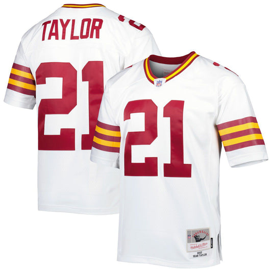 Men's Mitchell & Ness Sean Taylor White Washington Football Team 2007 Legacy Replica Jersey