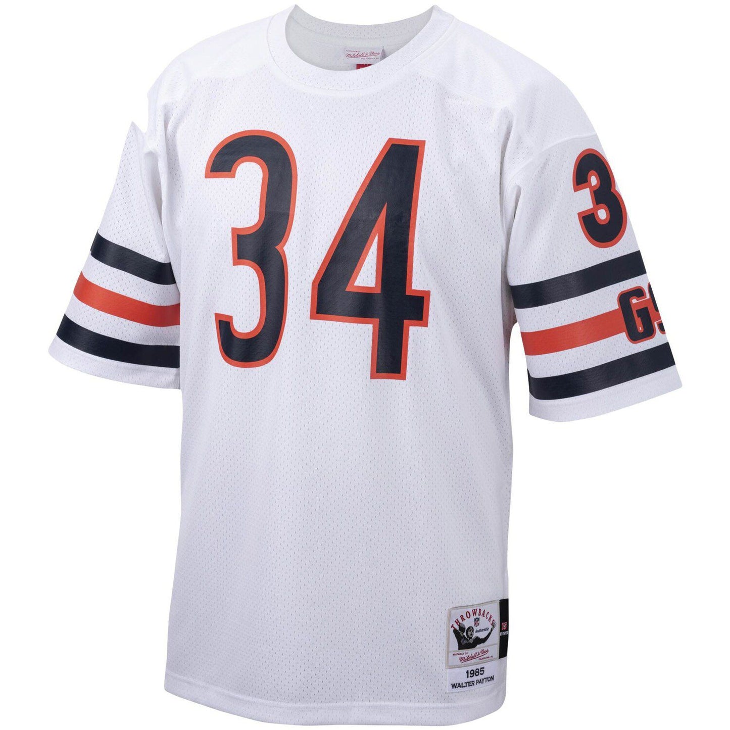 Men's Mitchell & Ness Walter Payton White Chicago Bears Big & Tall 1985 Retired Player Replica Jersey