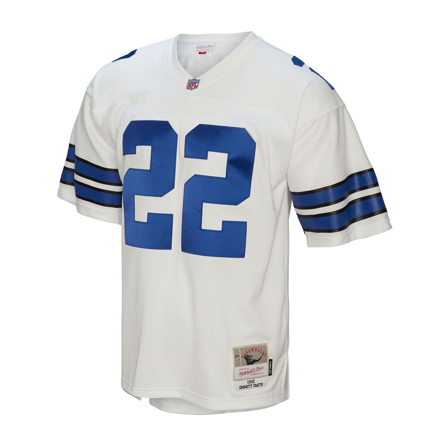 Men's Mitchell & Ness Emmitt Smith White Dallas Cowboys 1992 Legacy Replica Jersey