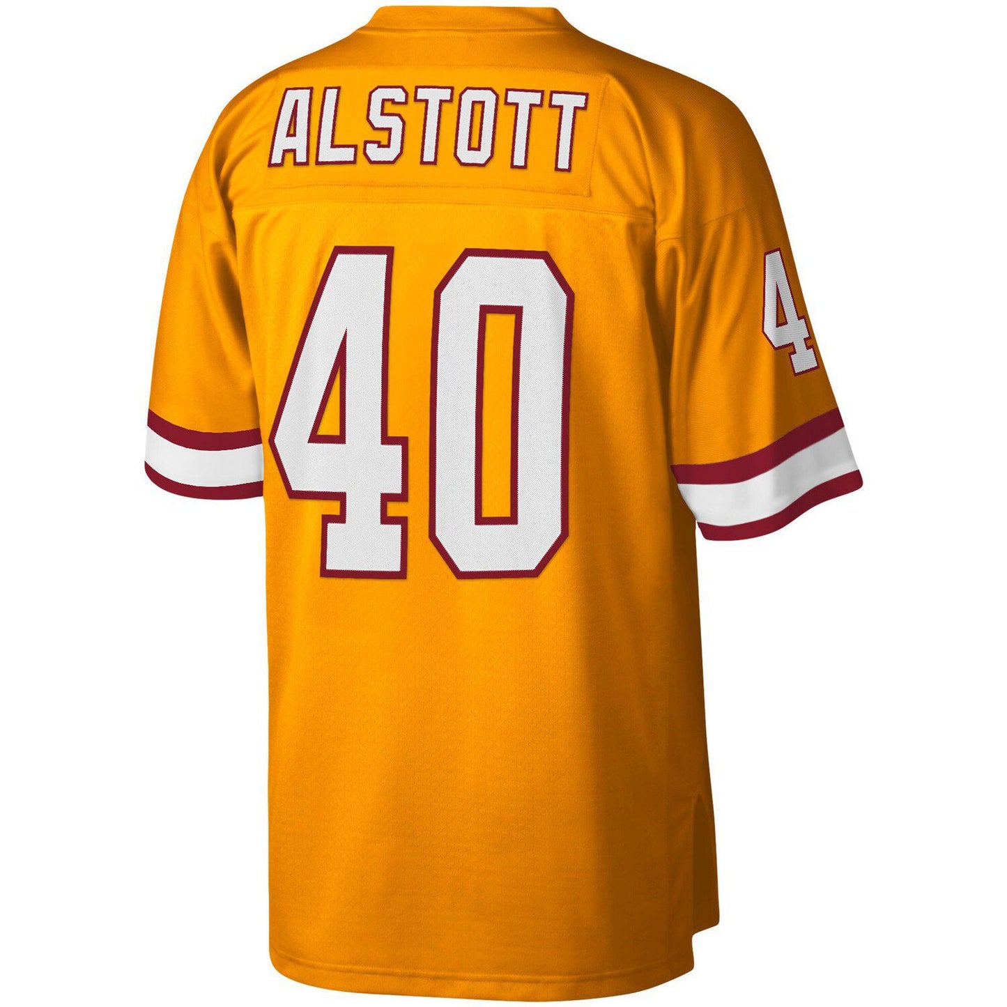 Men's Mitchell & Ness Mike Alstott Orange Tampa Bay Buccaneers Big & Tall 1996 Retired Player Replica Jersey