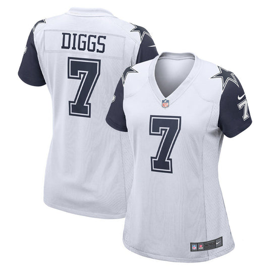 Women's Nike Trevon Diggs White Dallas Cowboys Team Game Jersey