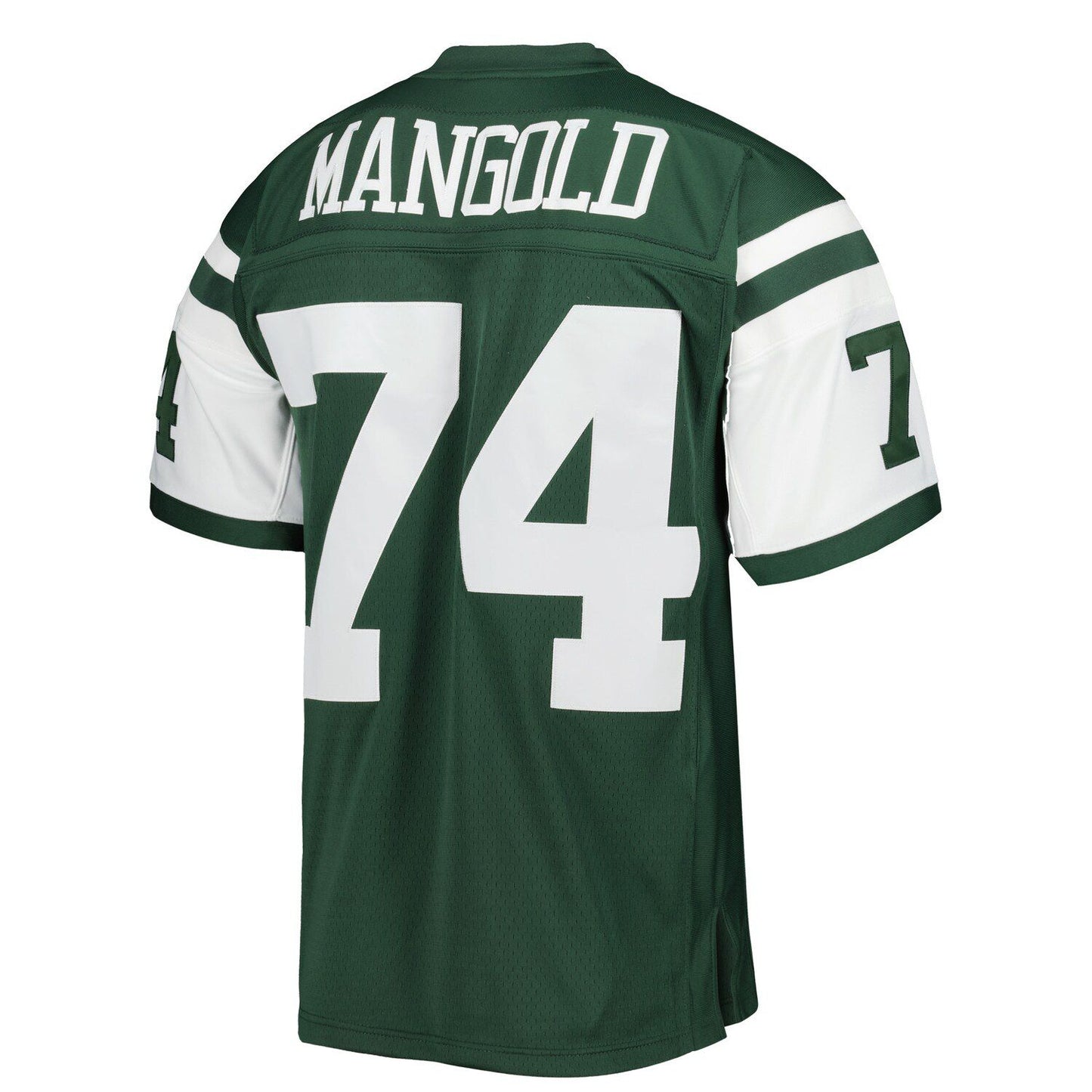 Men's Mitchell & Ness Nick Mangold Green New York Jets 2006 Legacy Replica Jersey