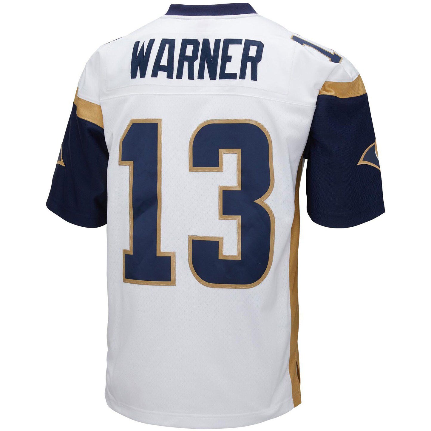 Men's Mitchell & Ness Kurt Warner White Los Angeles Rams Big & Tall 2001 Retired Player Replica Jersey