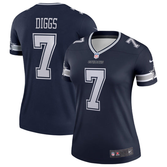 Women's Nike Trevon Diggs Navy Dallas Cowboys Legend Jersey