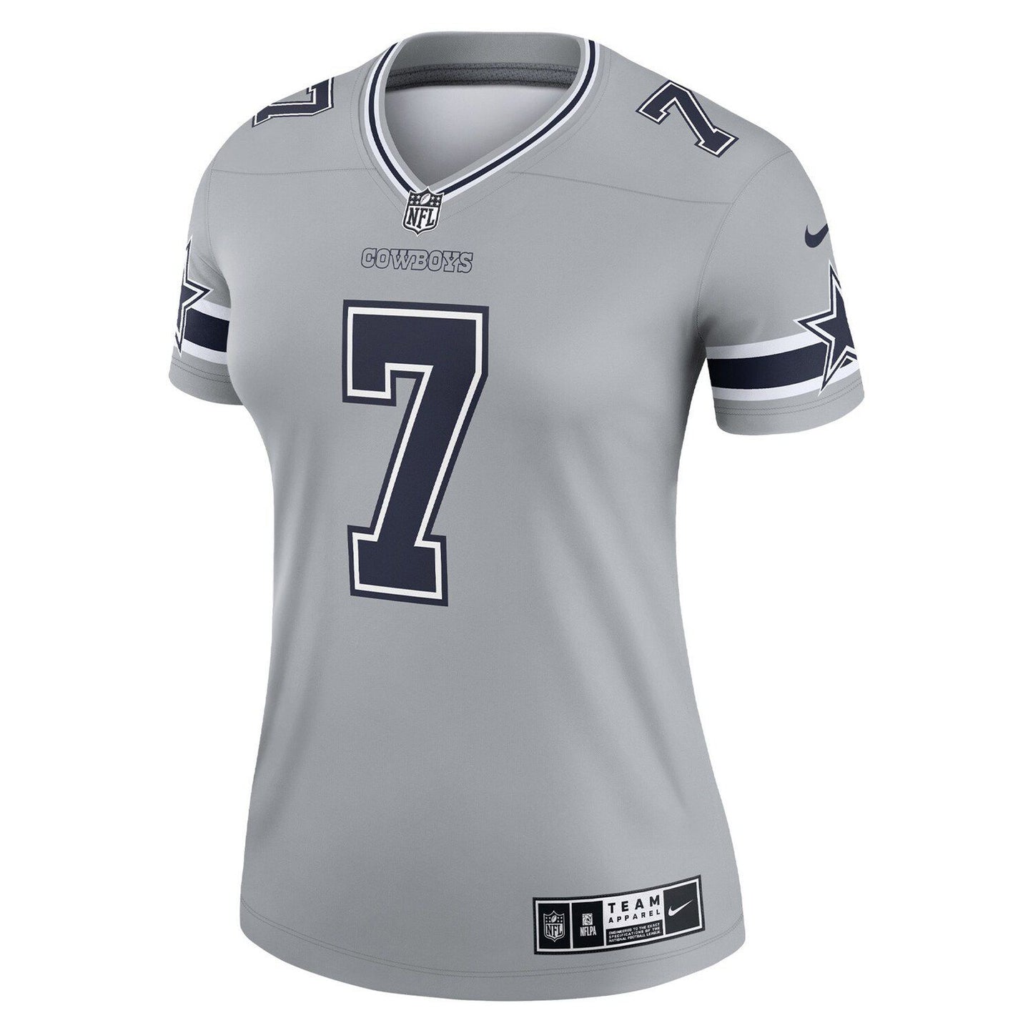 Women's Nike Trevon Diggs Silver Dallas Cowboys Inverted Legend Jersey