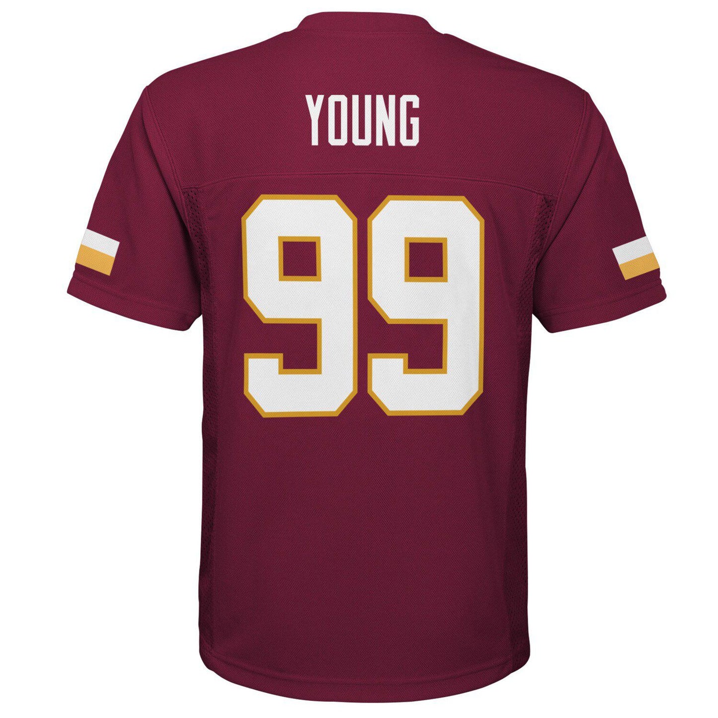 Youth Chase Young Burgundy Washington Football Team Team Replica Player Jersey