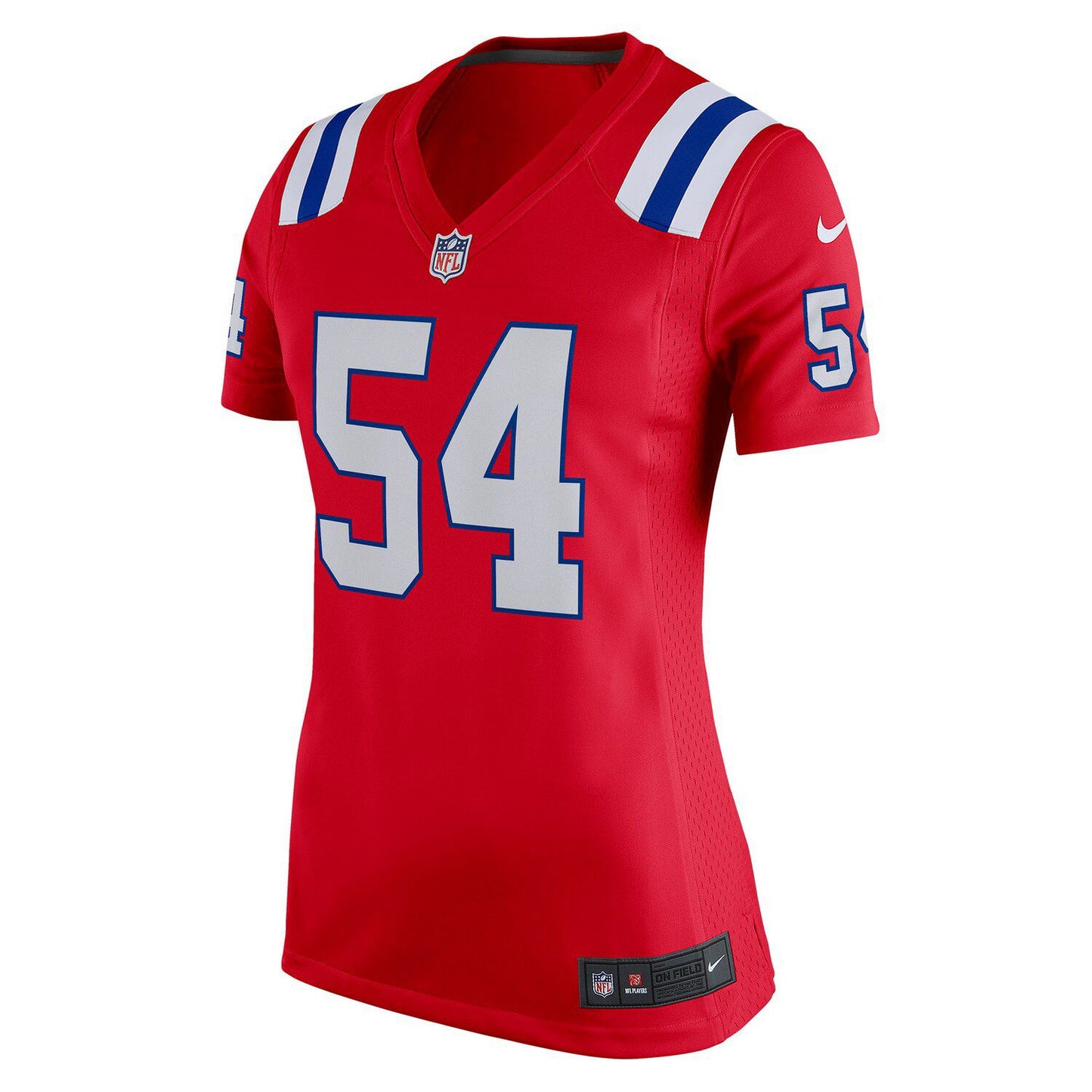 Women's Nike Tedy Bruschi Red New England Patriots Retired Game Jersey