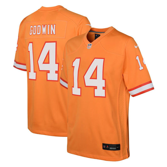 Youth Nike Chris Godwin Orange Tampa Bay Buccaneers Throwback Game Jersey