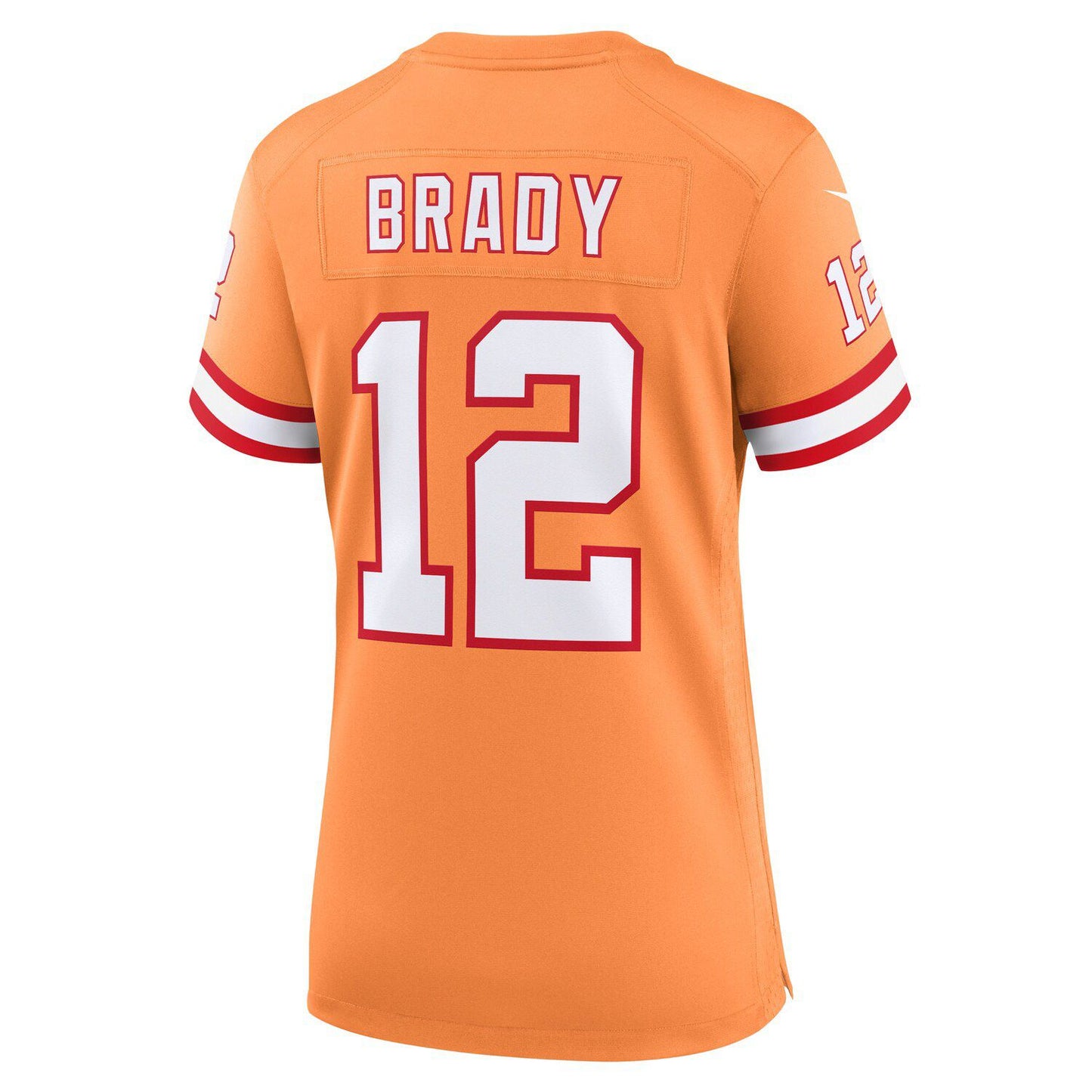 Women's Nike Tom Brady Orange Tampa Bay Buccaneers Throwback Game Jersey