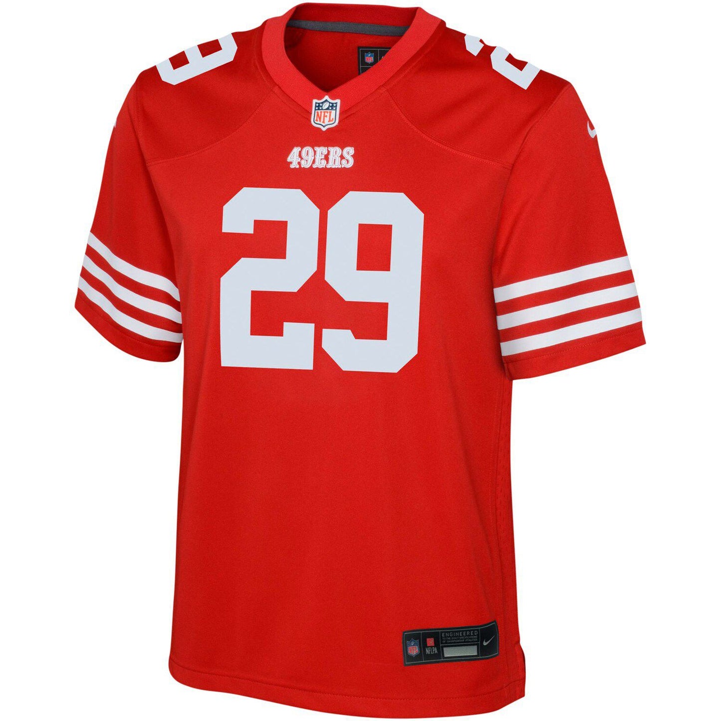 Youth Nike Talanoa Hufanga Scarlet San Francisco 49ers Game Jersey