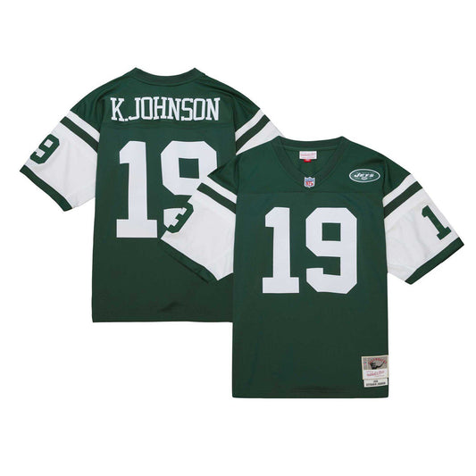 Men's Mitchell & Ness Keyshawn Johnson Green New York Jets 1998 Legacy Replica Jersey