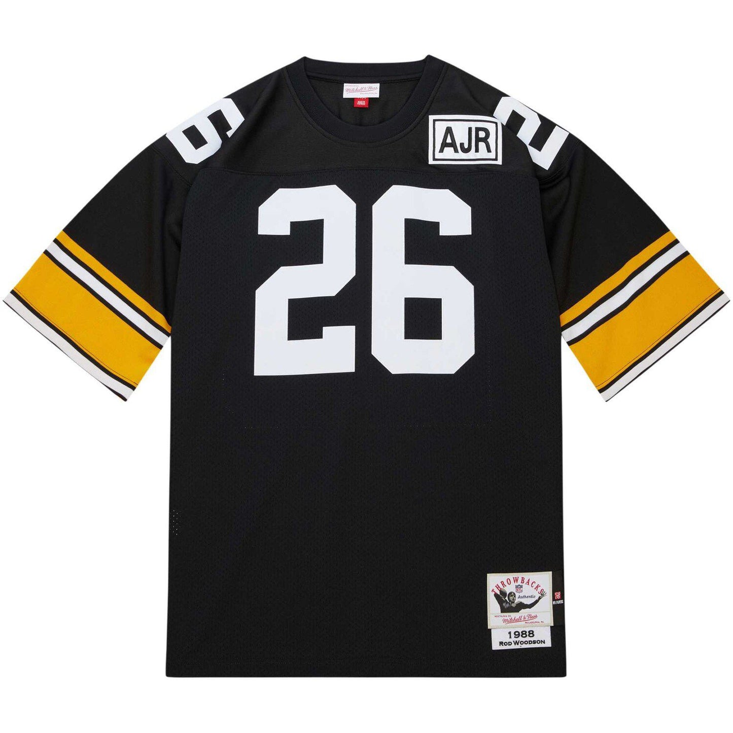 Men's Mitchell & Ness Rod Woodson Black Pittsburgh Steelers 1988 Authentic Jersey