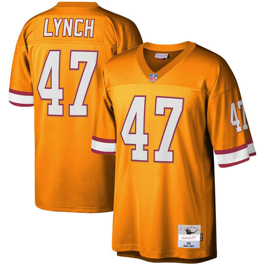 Youth Mitchell & Ness John Lynch Orange Tampa Bay Buccaneers 1995 Retired Player Legacy Jersey