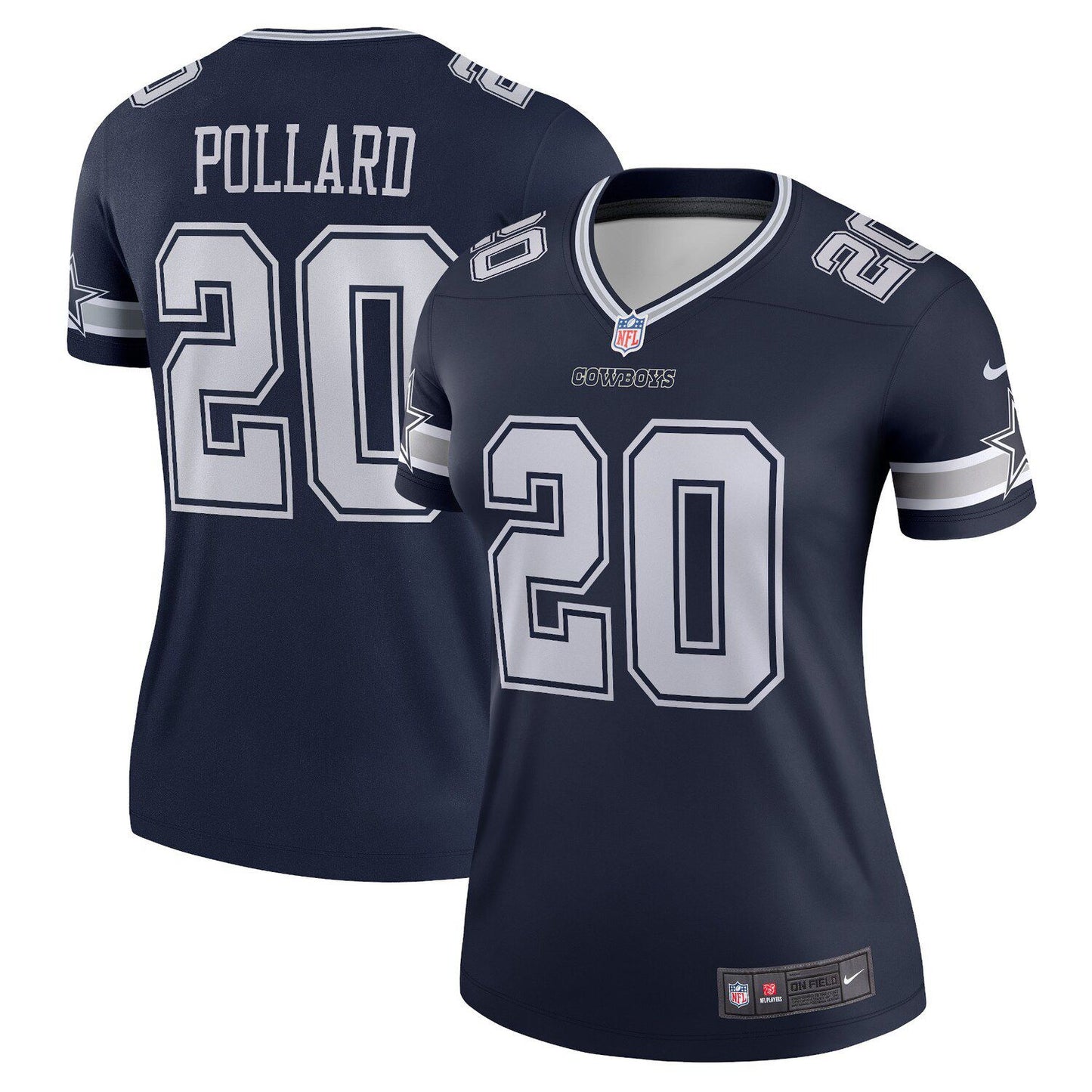 Women's Nike Tony Pollard Navy Dallas Cowboys  Legend Jersey