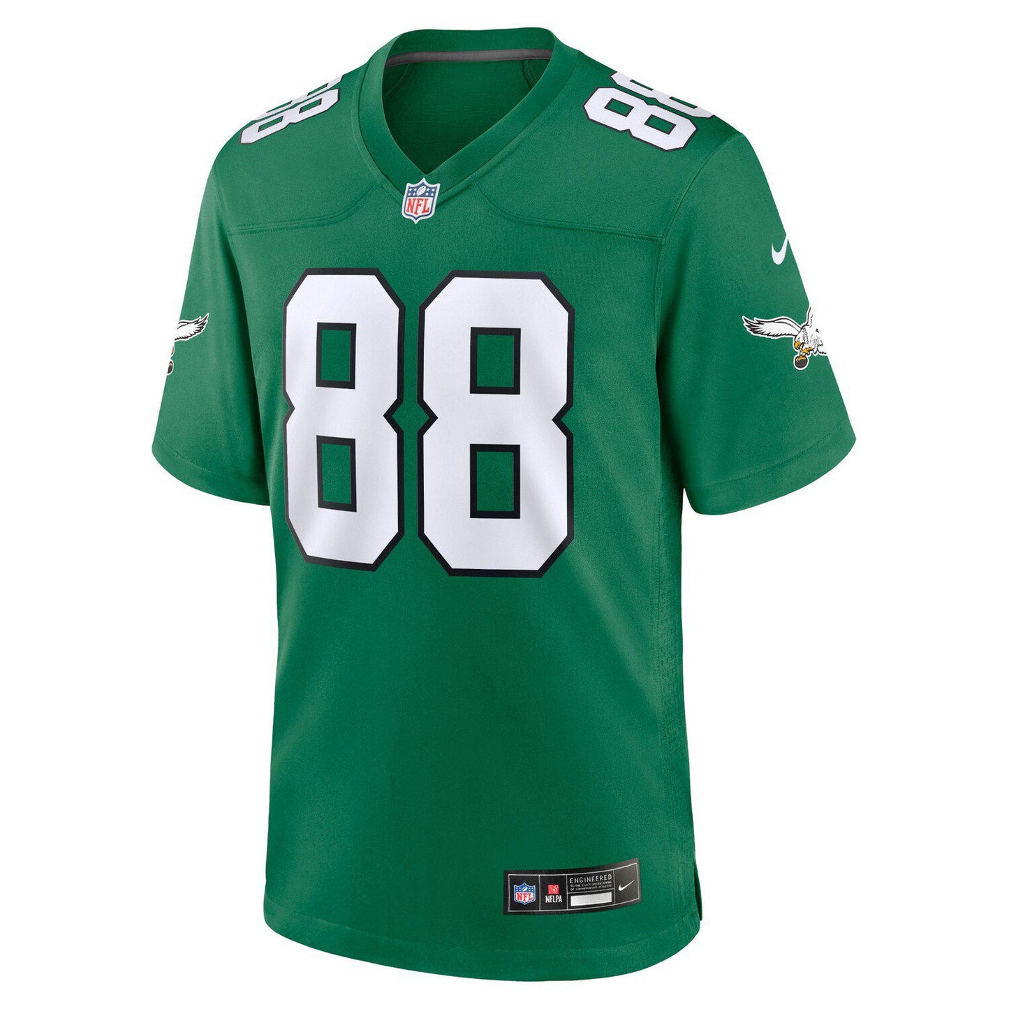 Youth Nike Dallas Goedert Kelly Green Philadelphia Eagles Game Jersey