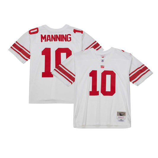 Men's Mitchell & Ness Eli Manning White New York Giants Legacy Replica Jersey