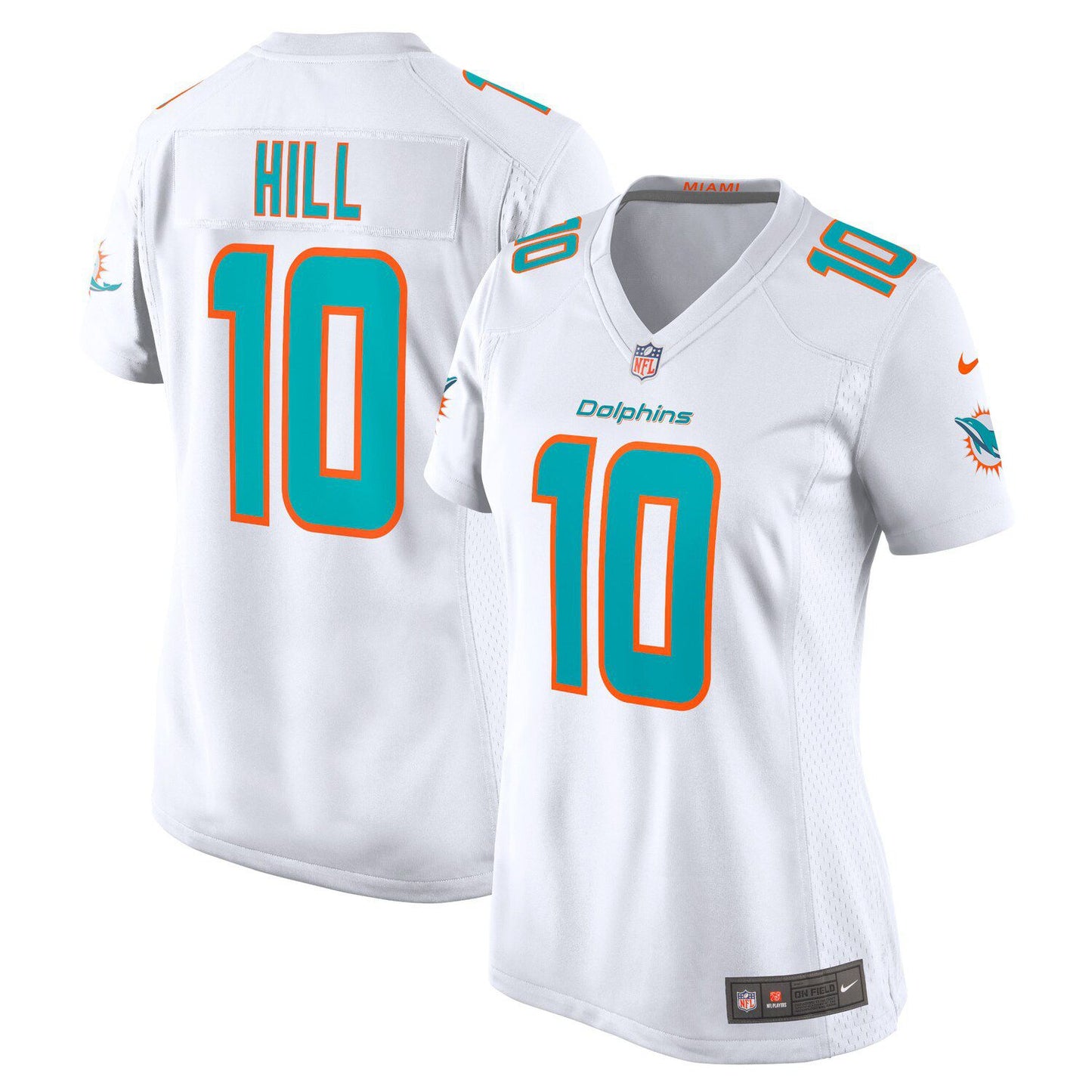 Women's Nike Tyreek Hill White Miami Dolphins Player Jersey