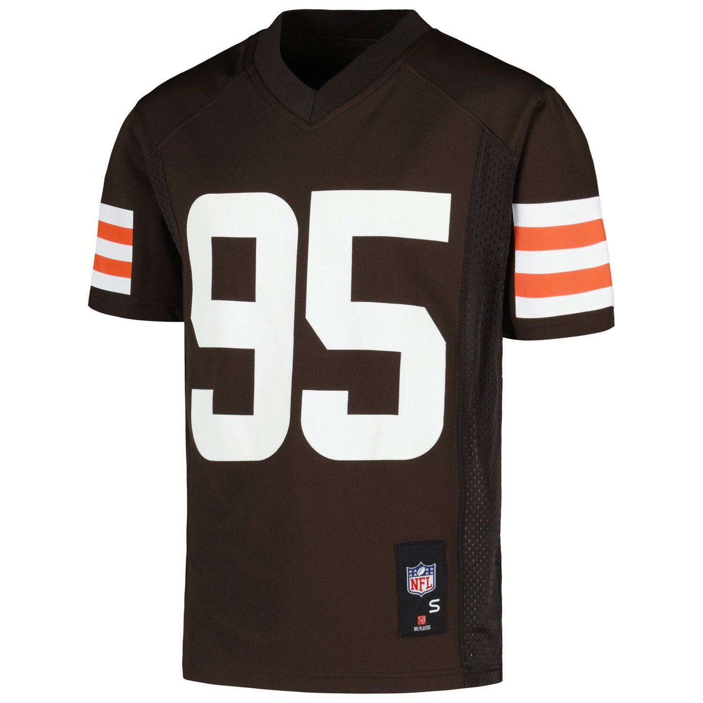 Youth Myles Garrett Brown Cleveland Browns Replica Player Jersey