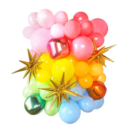 Packed Party Burst of Sunshine Balloon Wall Backdrop